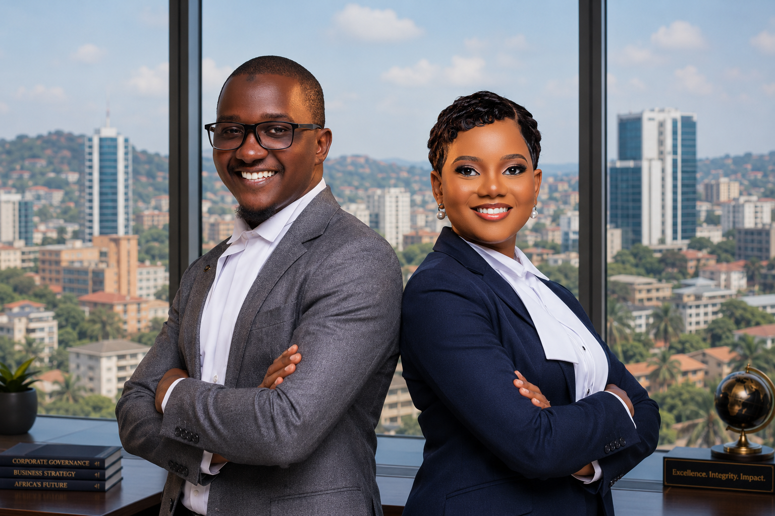 Africa Registrars team in a modern East African office